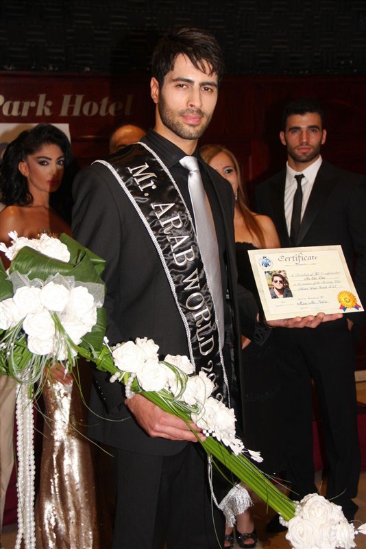 Press conference of Mr Arab world 2012